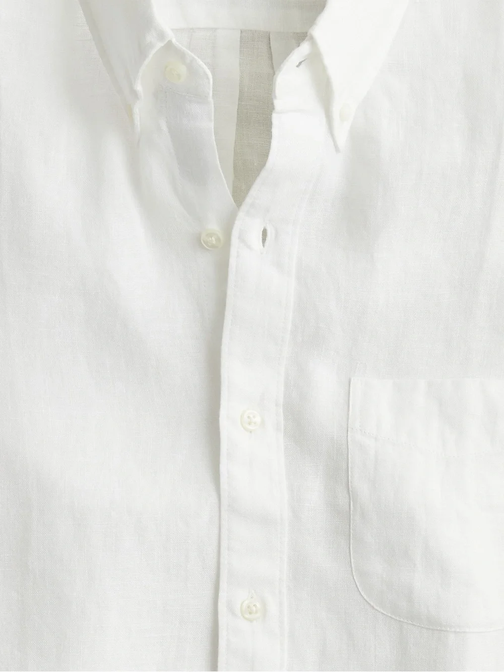 J Crew Classic Short-sleeve Baird McNutt Irish linen shirt